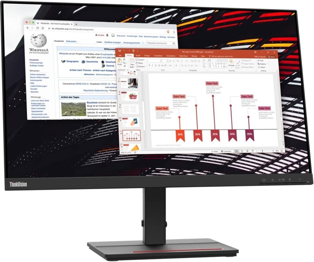 Monitor Lenovo ThinkVision LCD 24 pulgadas Full HD - TECNOZON
