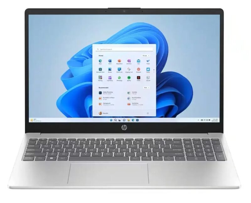 HP Laptop, Intel i5-1235U 10 núcleos, Intel Iris Xe, 16GB RAM, 256GB SSD