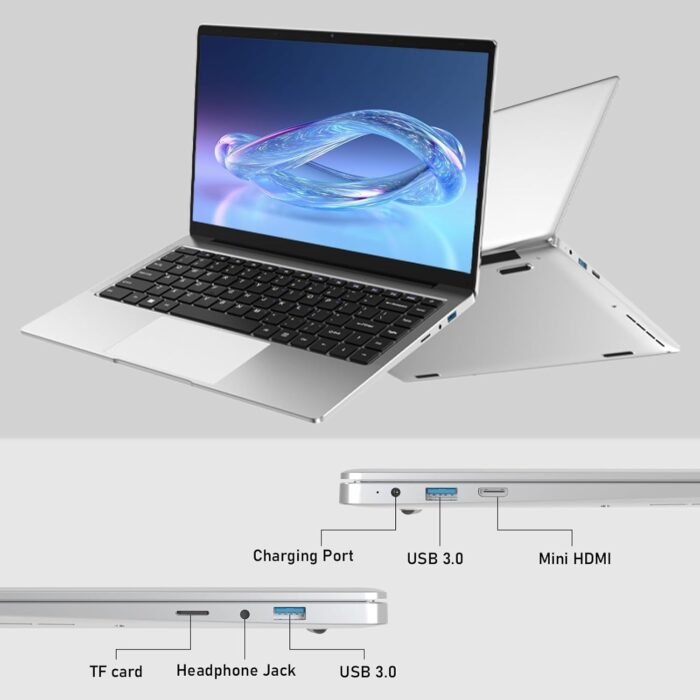 Molegar 14" FHD, Intel Quad Core J4125 a 2.7GHz, 8 RAM, 512 GB SSD - Imagen 4