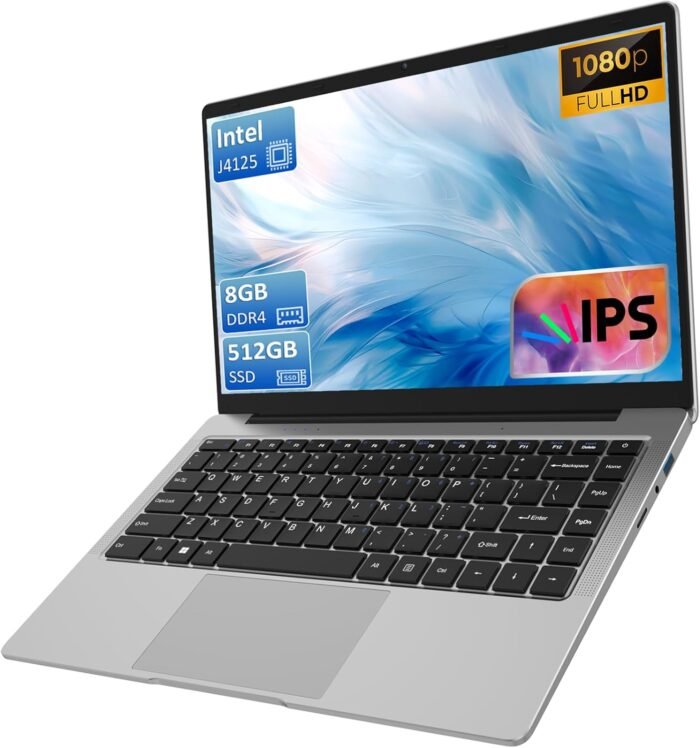Molegar 14" FHD, Intel Quad Core J4125 a 2.7GHz, 8 RAM, 512 GB SSD