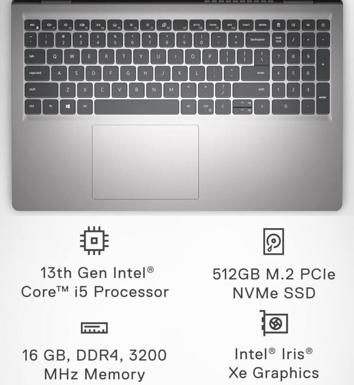 Dell Inspiron 15 3530, FHD 15.6" 120Hz, Core i5-1335U, 16GB DDR4, 512GB SSD - Imagen 6