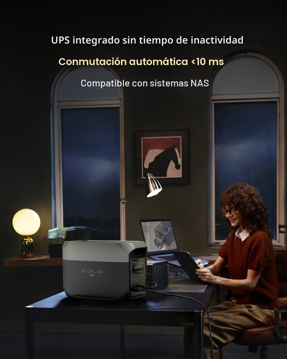 ECOFLOW DELTA 3 Max, Estación de energía portátil, 2048 Wh - Imagen 6